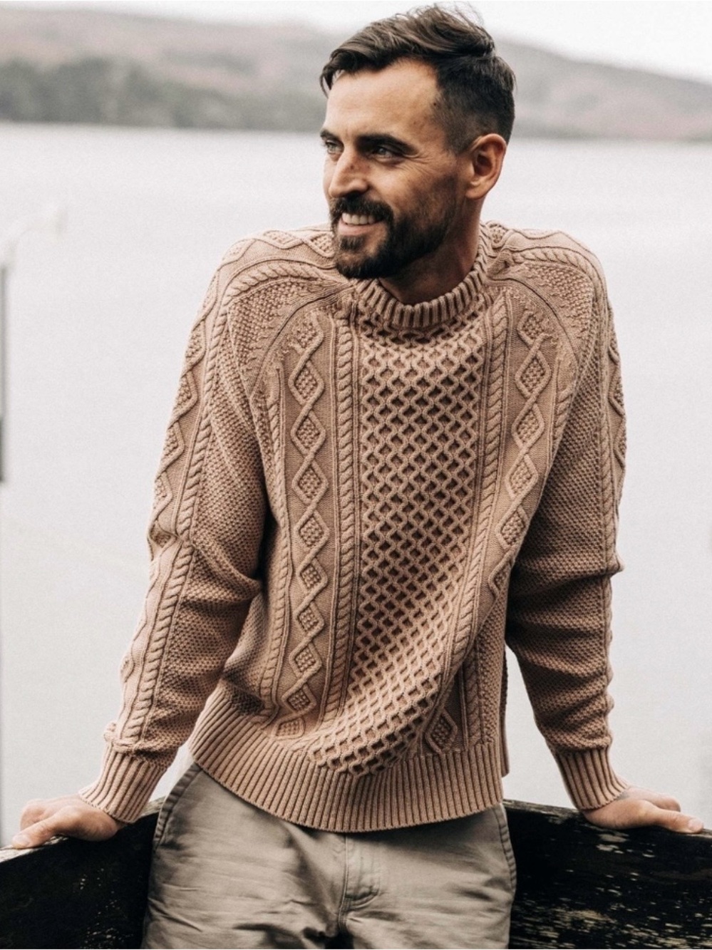 Taylor Stitch The Orr Sweater in Dried Acorn